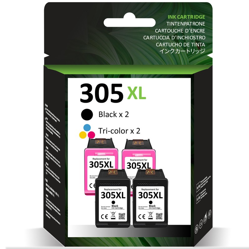 Xxl Set Druckerpatronen FÃ¼R Hp 305xl Hp 2320e 2710e 2720e 4100 Envy 6020e 6032e