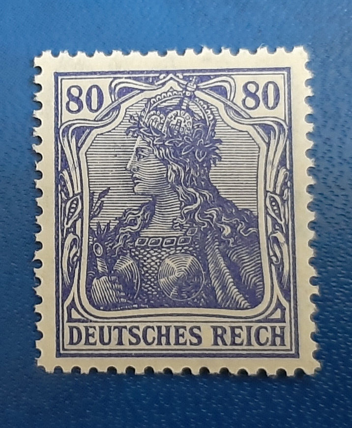 Collections Philatéliques ベルリン 切手 Germany Stamp Deutsches Reich Germania 80 Pfennig 1920 Mi