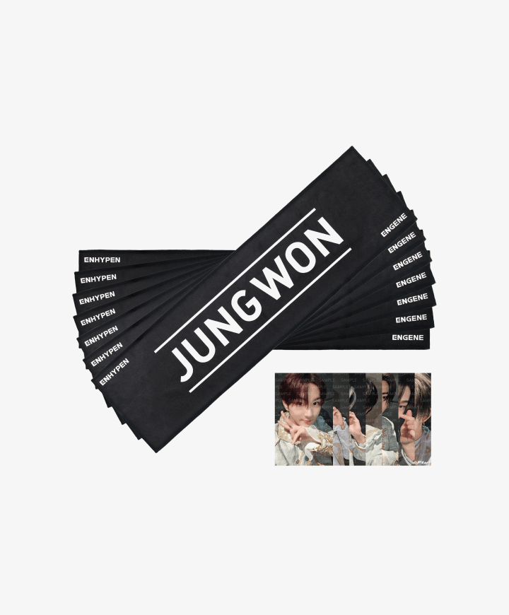 ENHYPEN WORLD TOUR FATE OFFICIAL MD GOODS SLOGAN + PHOTOCARD
