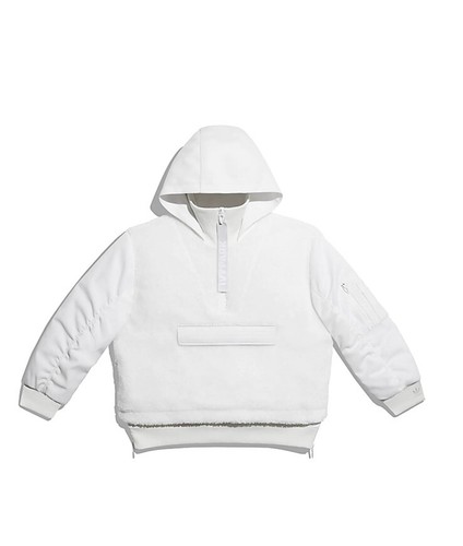 Adidas x Ivy Park Icy Park 1/2 Zip Sherpa Jacket White