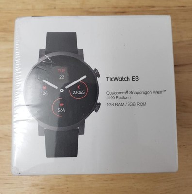 Mobvoi Ticwatch E3 Smartwatch mit Google Pay NFC, GPS, 2.5D, Bluetooth 5.0, IP68