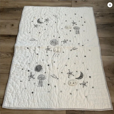 Moon and stars baby quilt new arrivals
