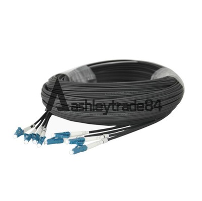 150M Butterfly 4 Cores Outdoor FTTH Fiber Optic Drop Cable SM LC UPC Patch Cord