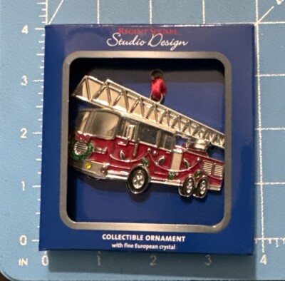 Fire Truck Ornament by Regent Square Studio Design
