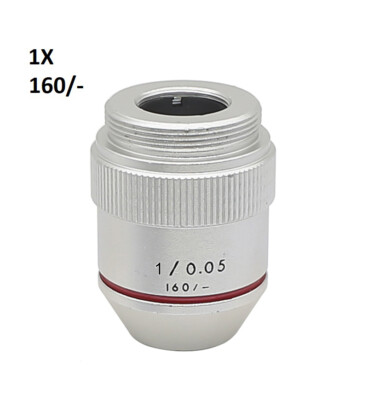 1PC 195 1X 2X RMS Achromatic Infinity Objective Lens for Biological Microscope