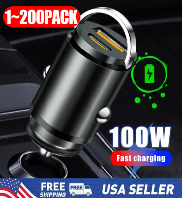 2 Port USB Super Fast Car Charger Adapter For iPhone Ssg Android Cell Phone lot