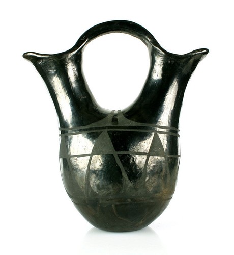 工芸品 Indian handmade pottery KOPA Art Pottery Native American Indian Design Handmade Hand