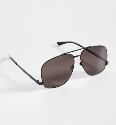 Pre-owned Saint Laurent Yves  Sl-653-leon-002 Black Black Black Sunglasses