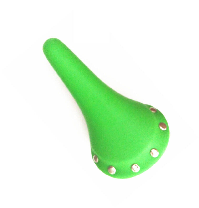 MTB Road Bicycle Saddle Mountain Bike Cycling Rivets Leather Seat Cushion Pad