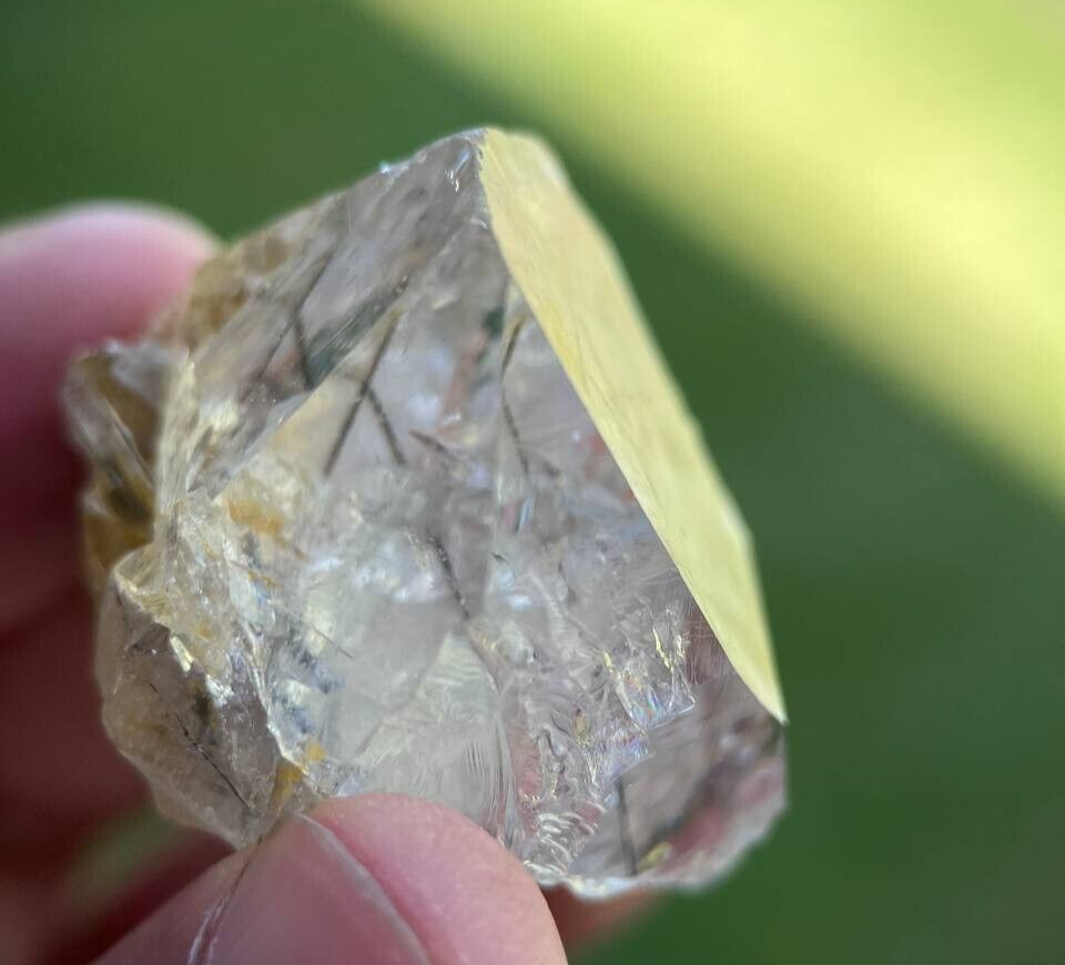 41 Gram Of Terminated Quartz Crystal With Rutile Inclusions From Shigar, PAK