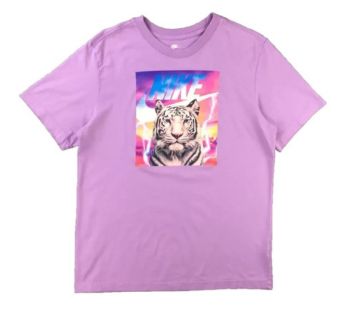 The Nike Tee Women's Size Medium Lavender White Tiger