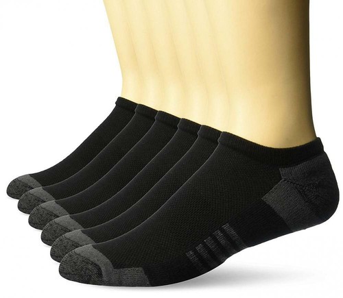 Amazon Essentials Men's 6-Pack Performance Cotton Cushioned 
