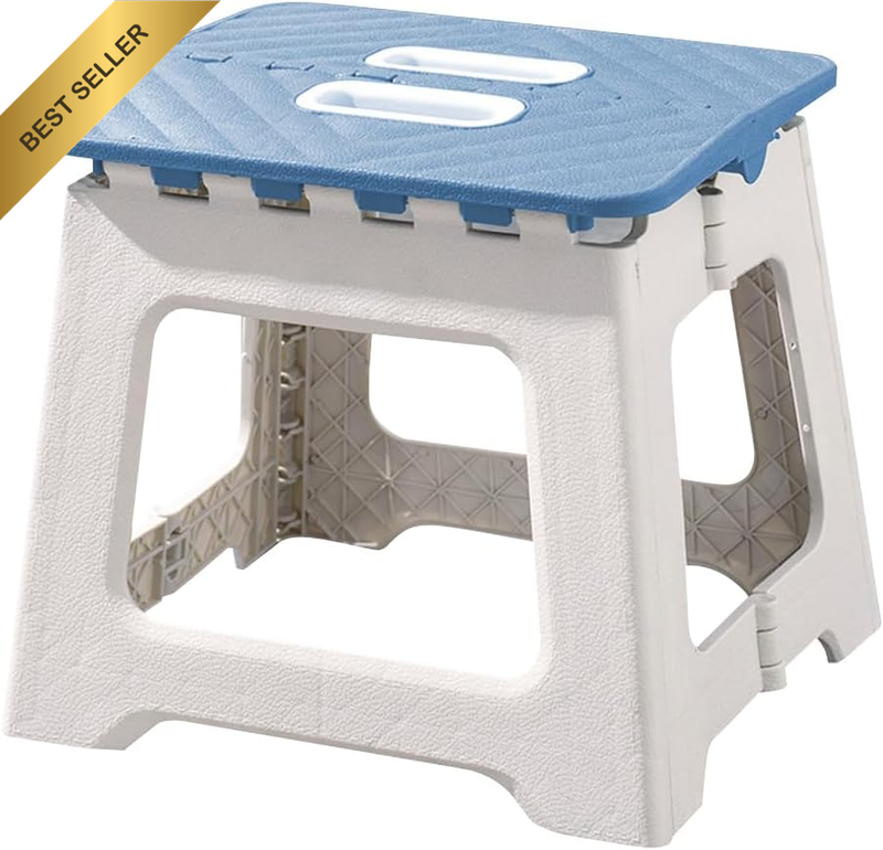 Portable Kid's Step Stool 150KG Non-Slip Compact RV Kitchen Blue