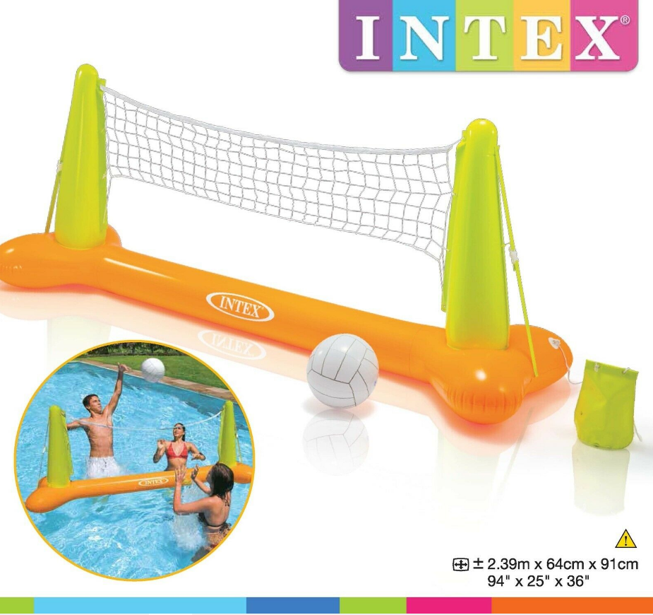 Inflatable Pool Volleyball Set Game with Ball Floating Swimming Pool