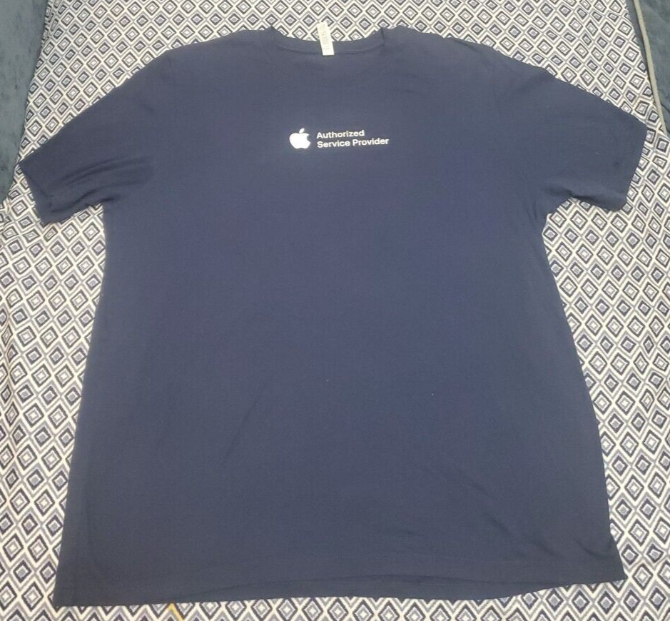APPLE Authorized Service Provider MAC Men's T-Shirt Size XL APPLE Authorized Service Provider MAC Men's T-Shirt Size XL