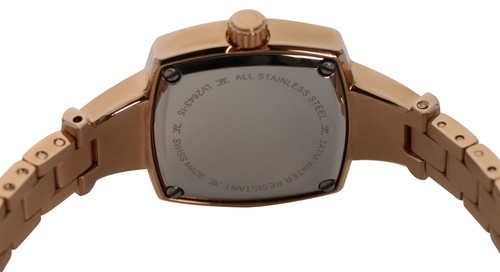 Pre-owned Le Vian Levian Watch Featuring Chocolate And Vanilla In Stainless Steel Strap