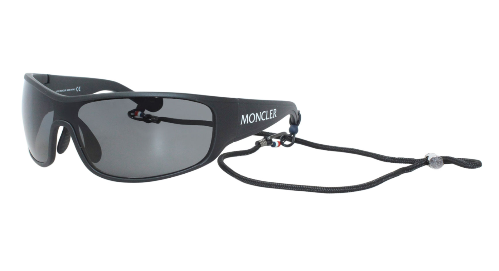 Pre-owned Moncler Eyewear Sunglasses Shield Glasses Ski Mask Visor In Gray