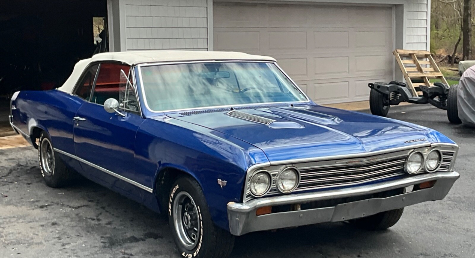 1967 chevelle convertible DRIVE WHILE YOU RESTORE IT !