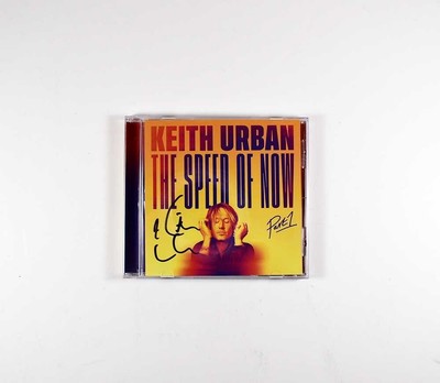 Keith Urban CD Cover Hand Signed Autograph JSA COA