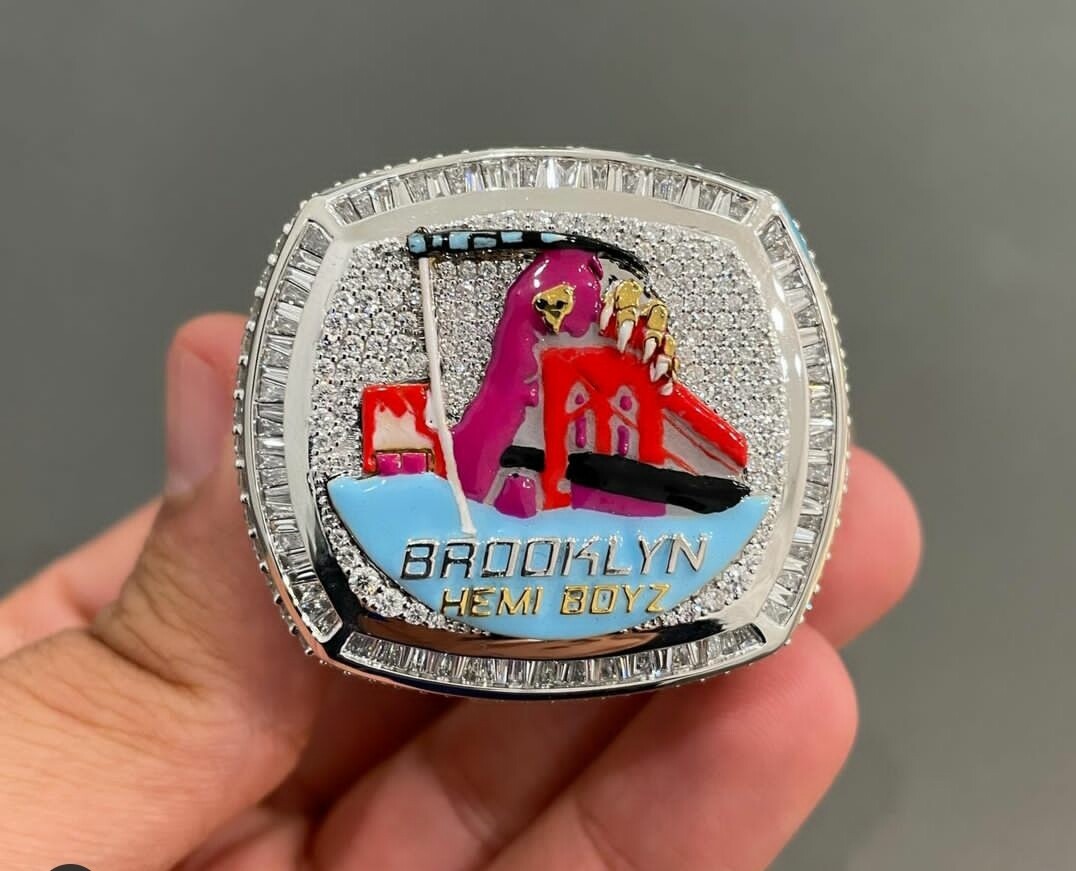 Pre-owned Online0369 Mens 3.18 Ct Round Baguette Cubic Zirconia Customized Name Ring In Silver In White