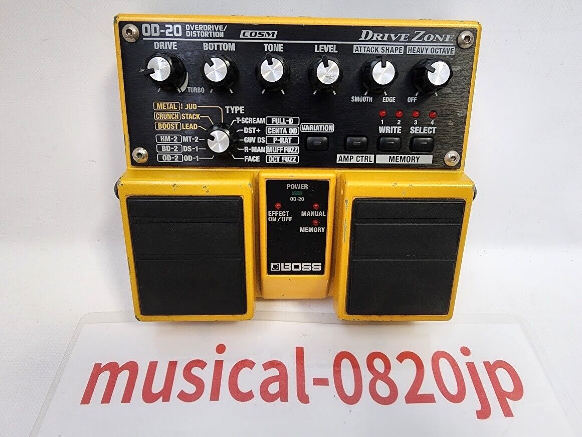 T-mart】ジャンク品 BOSS OD-20 OVERDRIVE/DISTORTION オーバー