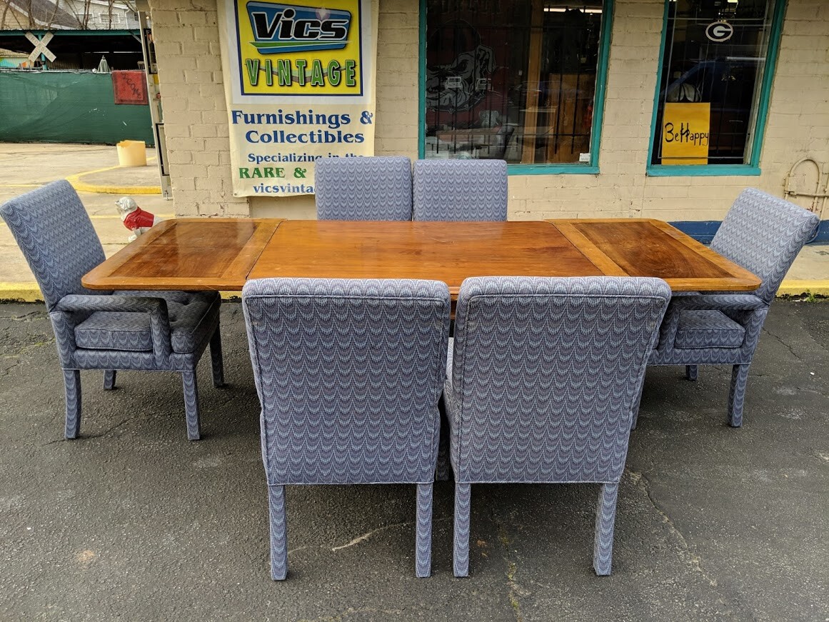 Antique Drawleaf table - French Farm Table