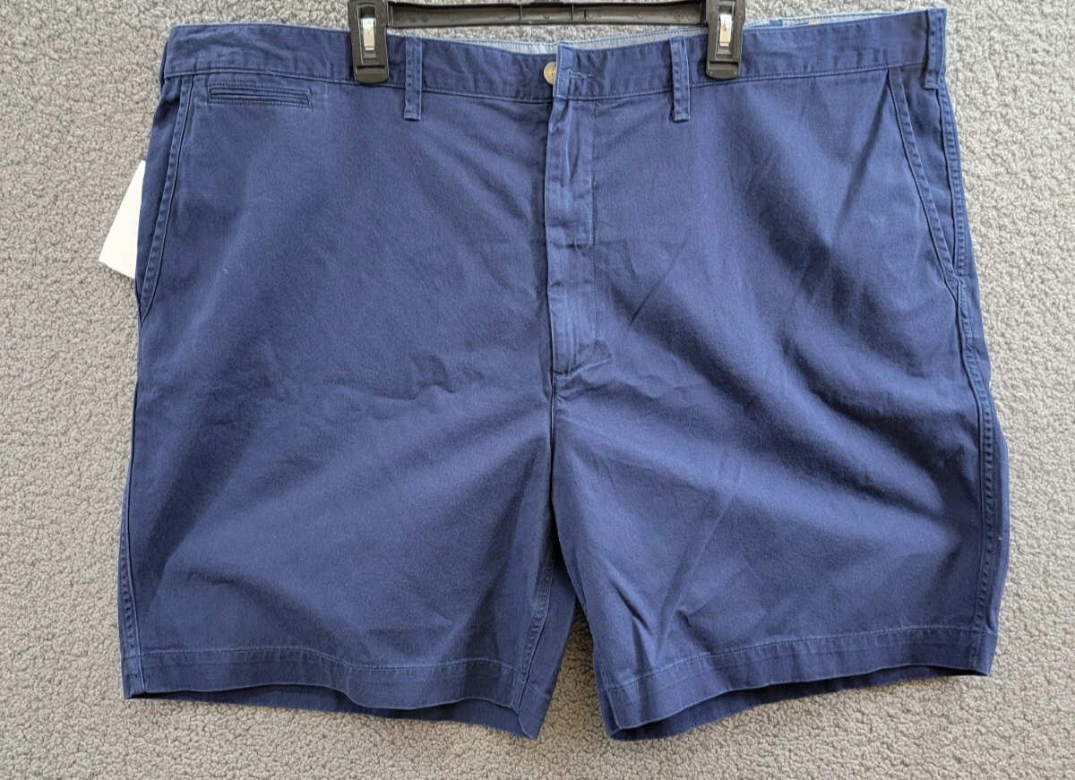 Polo Ralph Lauren Big & Tall Classic-Fit Chino Shorts Men's 48B Newport Navy - Picture 2 of 18