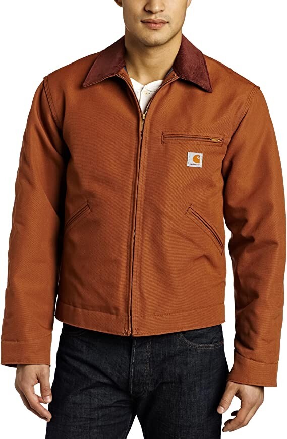 NWT Carhartt Weathered Duck Detroit Jacket Blanket Lined