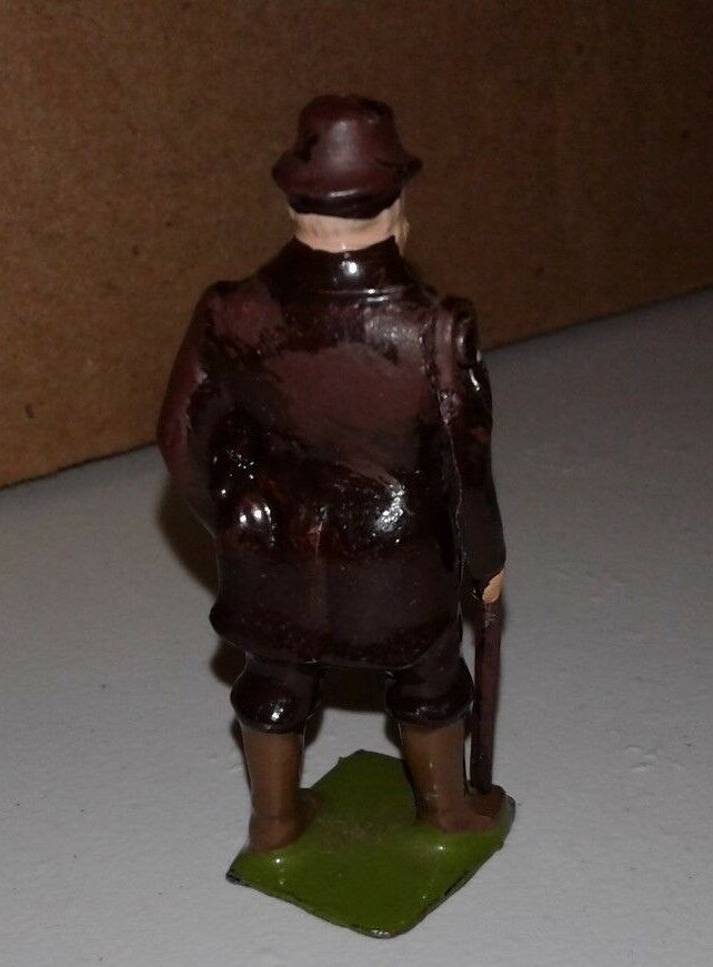BRITAINS Made in England  Lead Toy FIGURES  Conductor and Gentleman with Cane