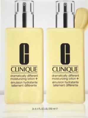 Clinique Dramatically Different Moisturizing Lotion+ Jumbo DUO 2 x 8.5 oz Each