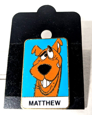 Scooby Doo Pin Warner Bros 1999 Cartoon Dog Hanna-Barbera, ''Matthew'', Vintage