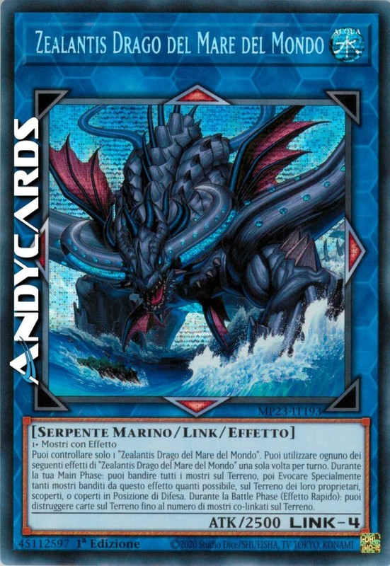 Zealantis Drago Del Mare Del Mondo Segreta-Prismatica Mp23 It193 1ed
