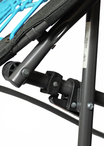 Zenithen Bunjo Bungee Dish Chair, Teal, 33" (Pack of 1)