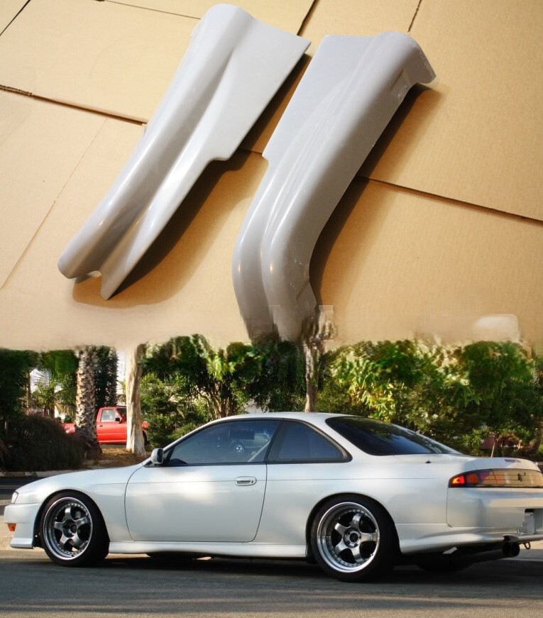 FRP Rear Bumper Valance Lip Spoiler For Nissan 240sx Silvia S14 Kouki 1995-1998