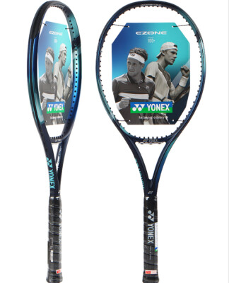 YONEX 2022 EZONE 100+ Tennis Racquet Racket Blue 100sq 300g G2 16x19 1pc
