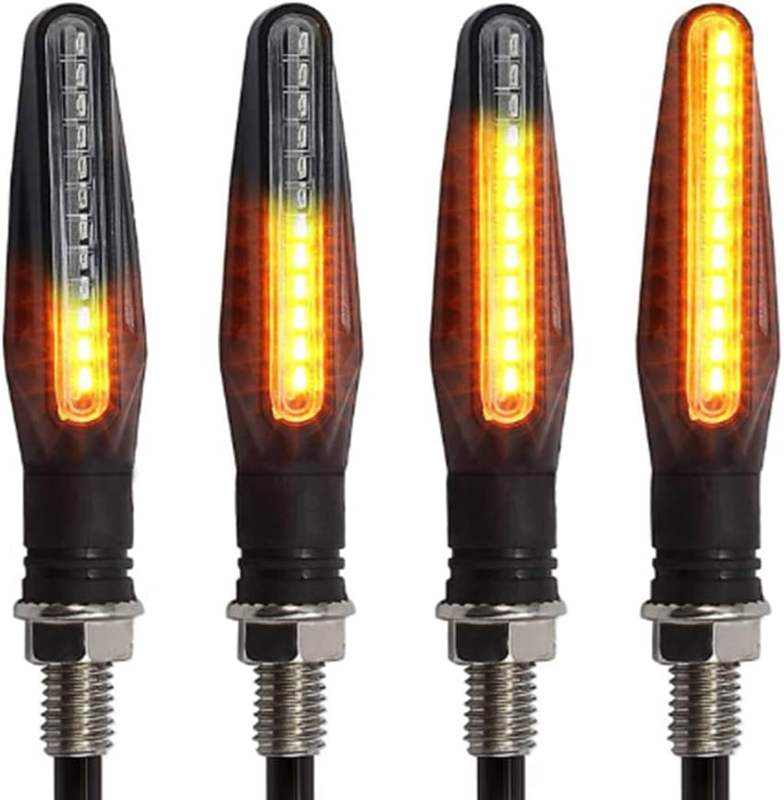Universal Flowing Waterproof Motorcycle Motorbike LED Turn Signal Indicator Blin