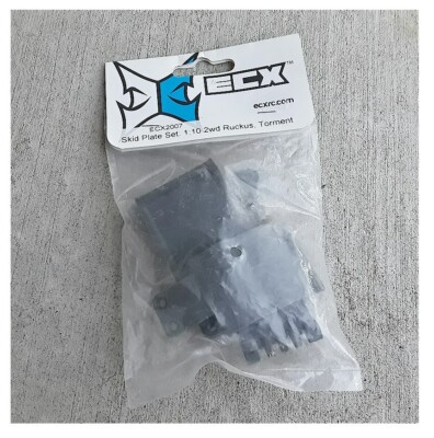 ECX ECX2007 Skidplate/Skid Plate Set: 1/10 2wd Torment & Ruckus