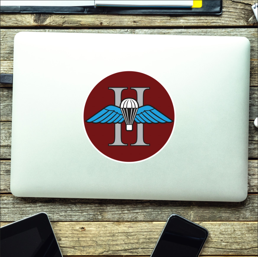 Airborne Parachute Regiment Sticker/Decal - 10cm - Waterproof Vinyl - WINGS - Picture 5 of 12