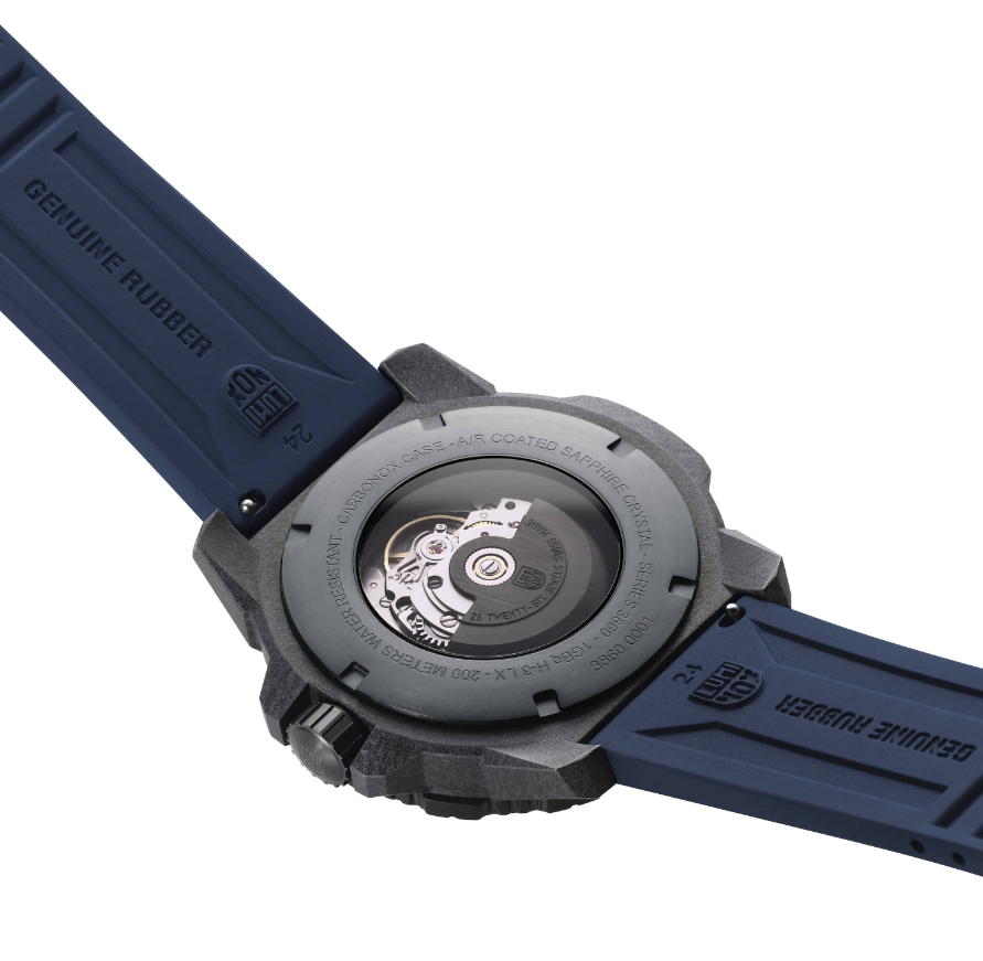 Pre-owned Luminox Master Carbon Seal Automatic, Blue Men's Watch Xs.3863