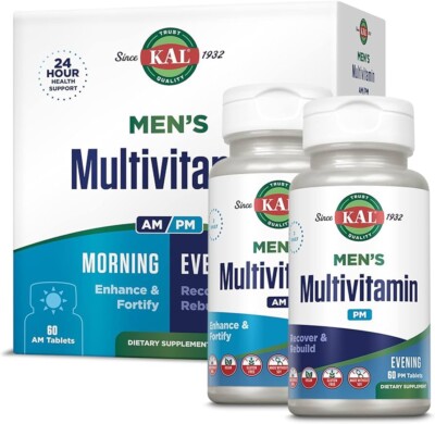 KAL Men's Multivitamin AM/PM Expiry: 08/2026