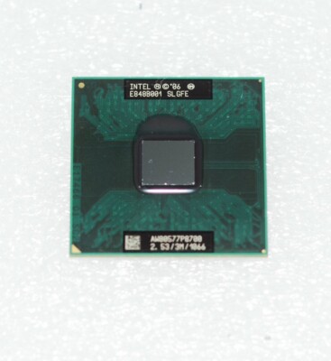 Intel Core 2 P8700 SLGFE Dual Core 3M Cache 2.53 GHz 1066MHz Unterstützt GM45