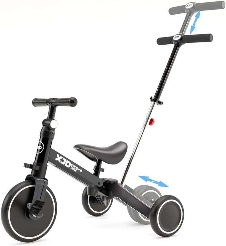 7 in 1 Toddler Bike with Push Handle,Tricycles for 1 to 3 Ye