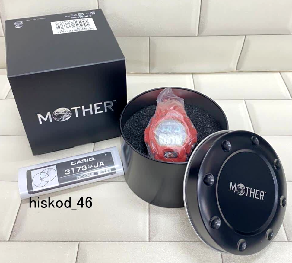 MOTHER G-SHOCK 2nd GW-6900 MOT24-4JR Red Nintendo Game Collabo