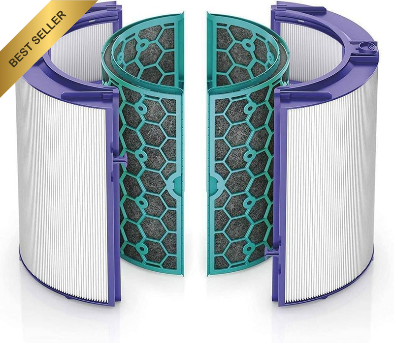 Premium H13 True HEPA Replacement Filters Compatible with Dyson TP04/HP04/DP04/T
