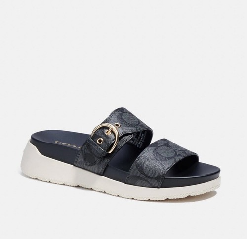 【PORTERNA】Lau Point Sandals KENSINGTON PUFF FLATFORM Black Slip On Chunky Sandals by
