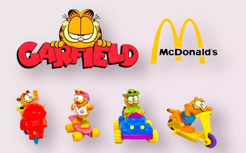 専用ページ　おまとめ　ガーフィールド　McDonald’s Garfield 1988 Toy Set, McDonald's Retro Happy Meal Toy