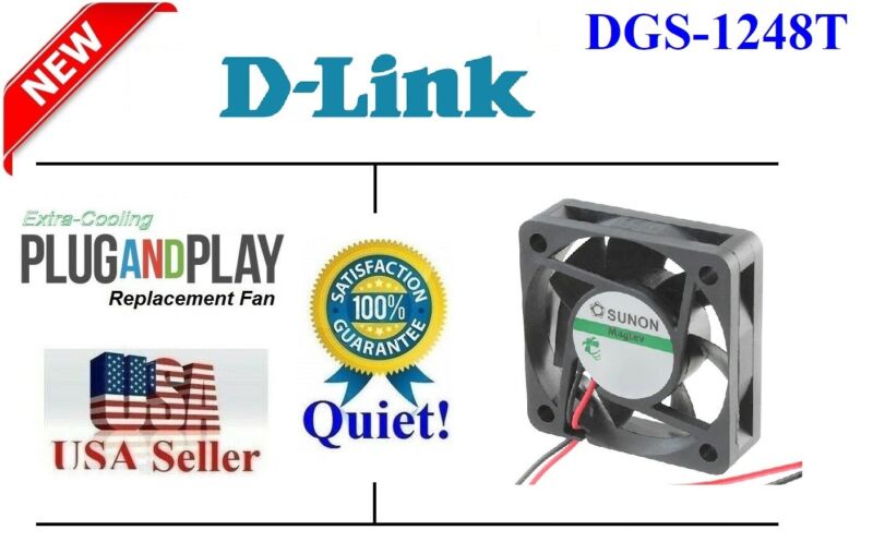 1x New Quiet Replacement Fan For D-link Dgs-1248t