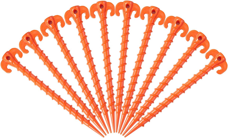 4/8/10 Pack Outdoor Tent Stakes, Canopy Stakes, Camping Stakes, Beach Tent Stake