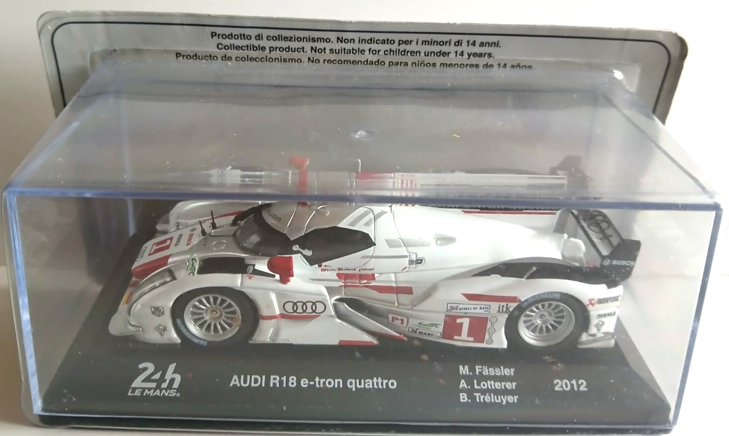 本日限り　Audi R18 e-tron quattro ミニカー 1/43 1/43 Audi R18 E-Tron Quattro 2013 Le Mans 24 Hours Winning