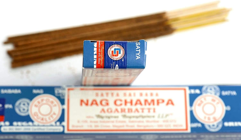 Packs of 3 Original  Sai Baba Nag Champa Incense Sticks Agarbatti 15g by